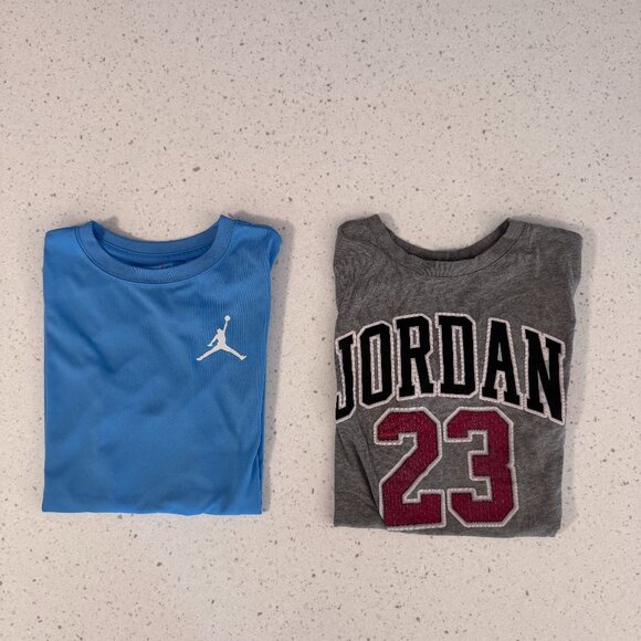 (2) Jordan Boys' Short Sleeve Tee Set - Size Youth Large - Picture 1 of 7